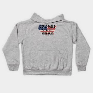 DEPLORABLE STABLE GENIUS Kids Hoodie